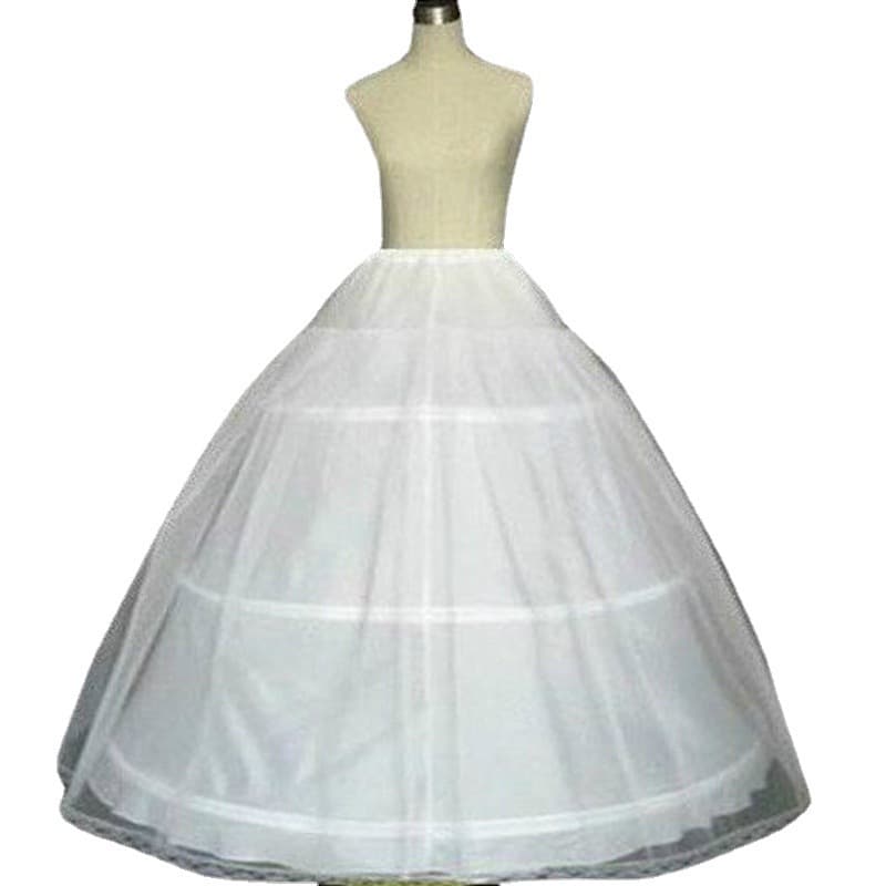 Women's Clothing Bridal Floor-Length Wedding Dress Skirting Dress Skirt Hard Mesh Skirt Lining with Loose Belt Lace Skirt