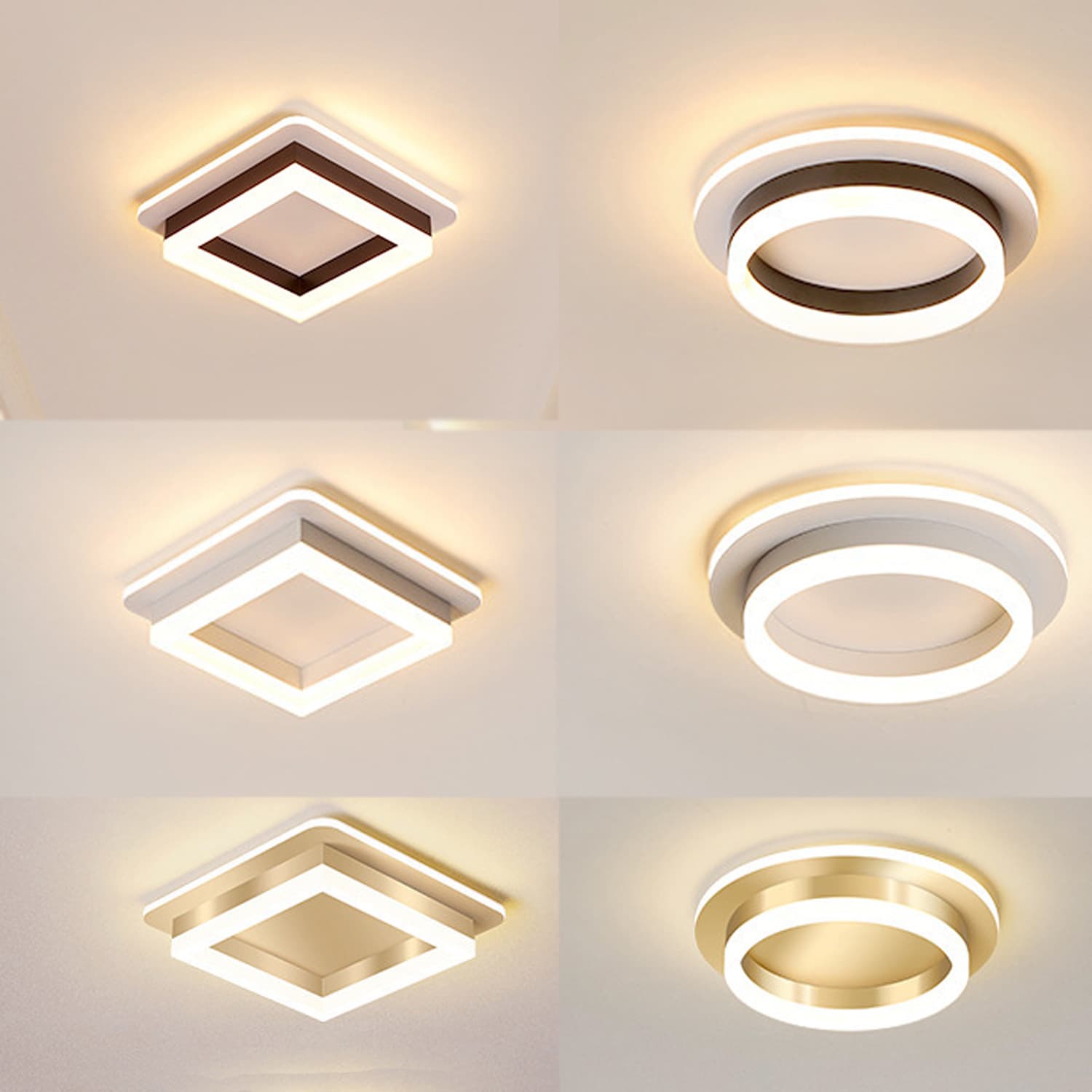 Corridor modern entrance Nordic living room ceiling bedroom main light, Zhongshan lighting, minimalist balcony