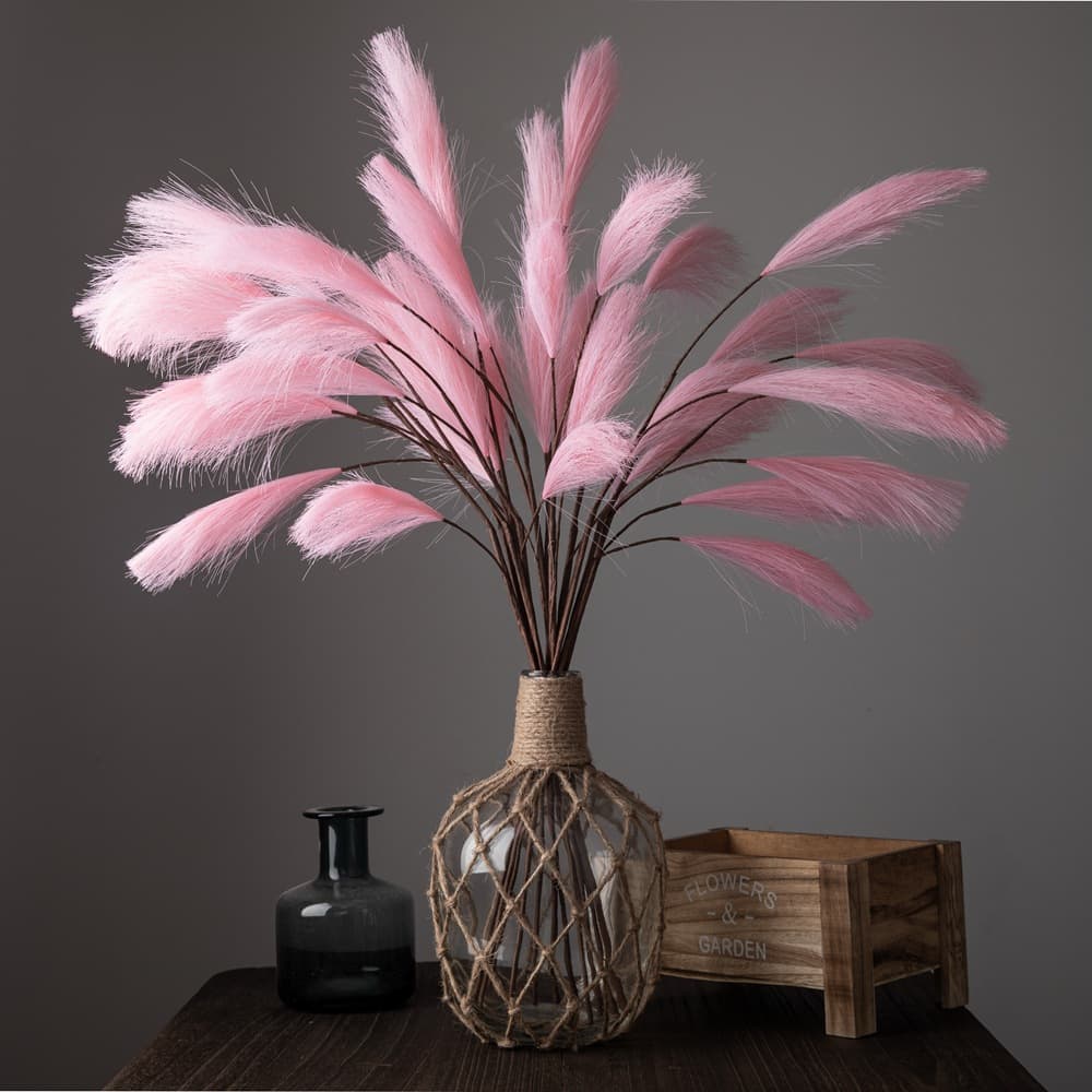 Reed Pampas INS artificial flowers fake flowers and green plants wholesale wedding cross-border decorations MW85502