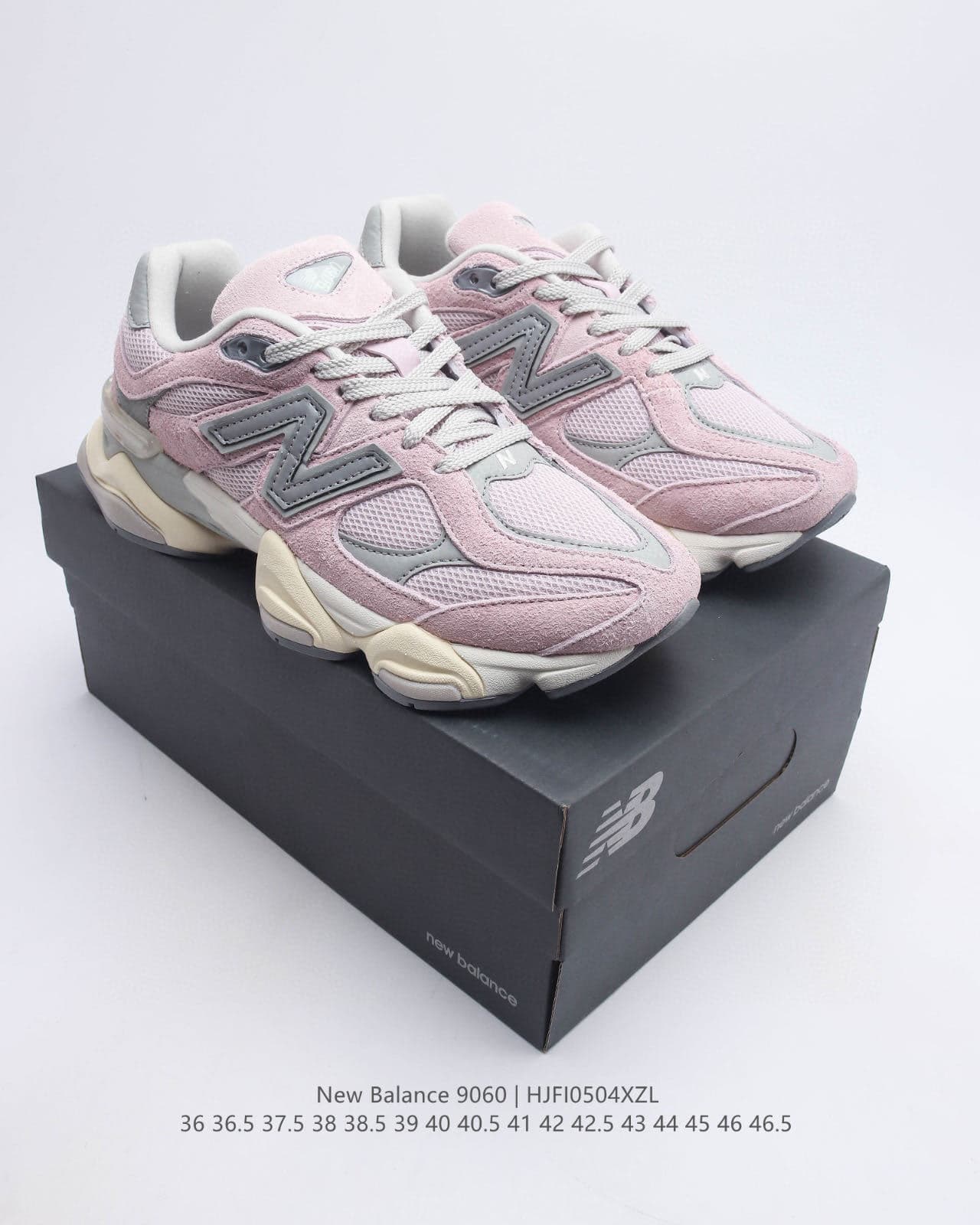 Nouvelle édition haute NB9060 Pure Original Sports Millennium Elephant Hooves pour hommes et femmes, semelle épaisse rehaussante pour papa