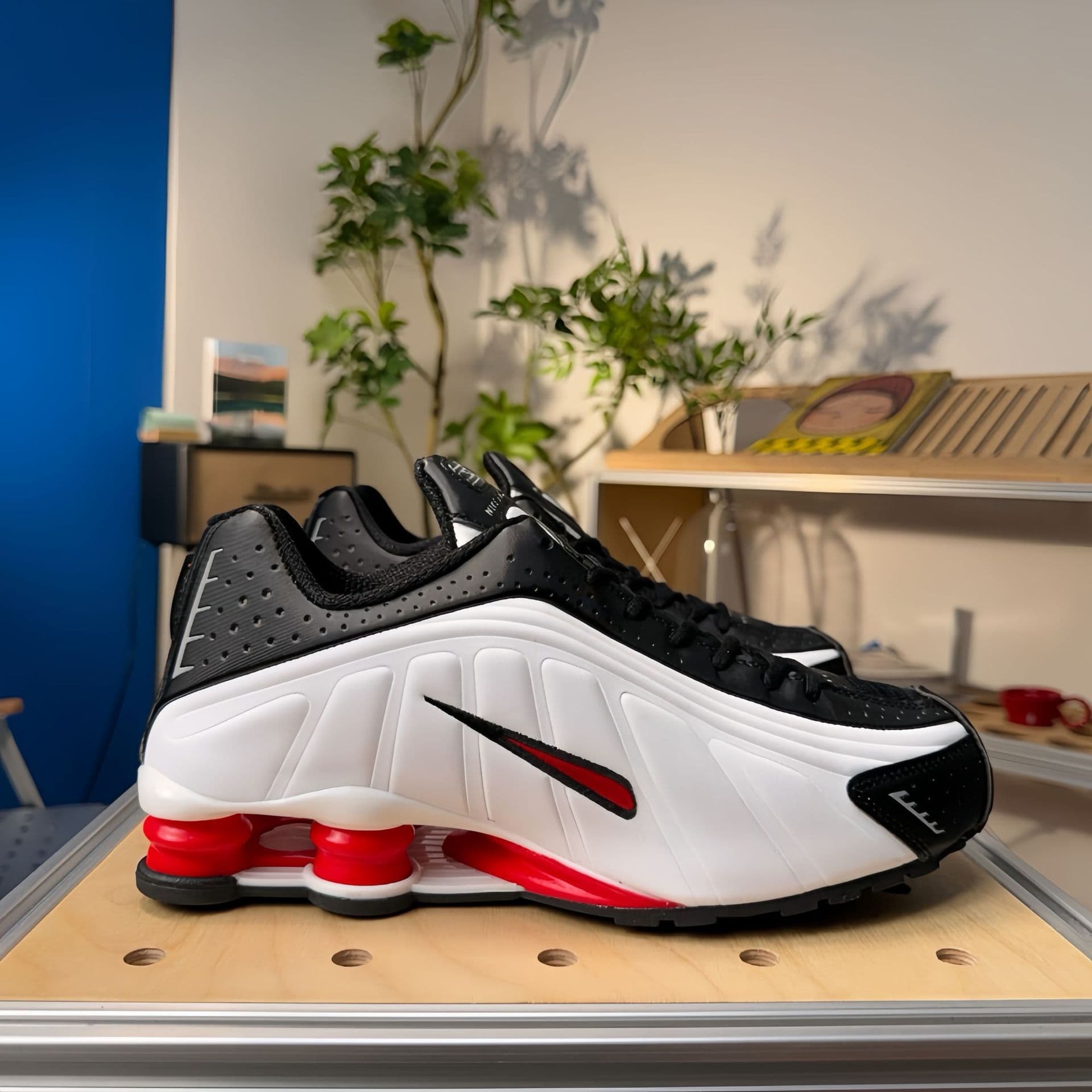 Chaussures de course unisexes SHOX R4 Neymar Collaboration, pointures 36 à 45, pour hommes et femmes, avec coussin d'air coloré.