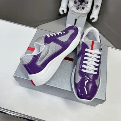 Chaussures de course polyvalentes en cuir verni véritable de haute qualité pour l'été 2025 de la Coupe des Amériques