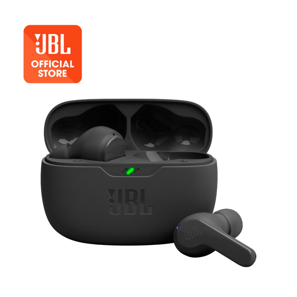 JBL Wave Beam True Wireless Earbuds Bluetooth Noise Cancelling Ambient Aware Smart Charging Case IP54 Water Resistant