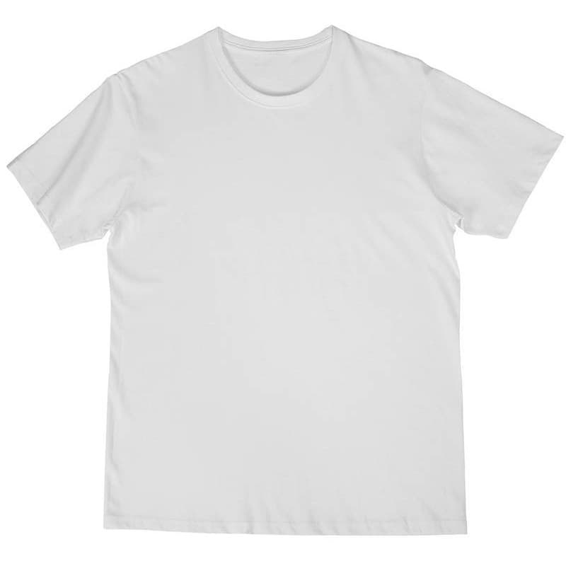 Special Offer Promotion Pure Cotton Ribbed Collar Solid Color Round Neck Men's Oversized European Size T-shirt