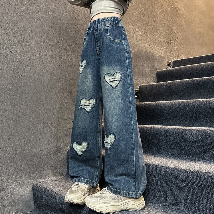 Love Jeans Nouveaux jeans européens et américains pour enfants