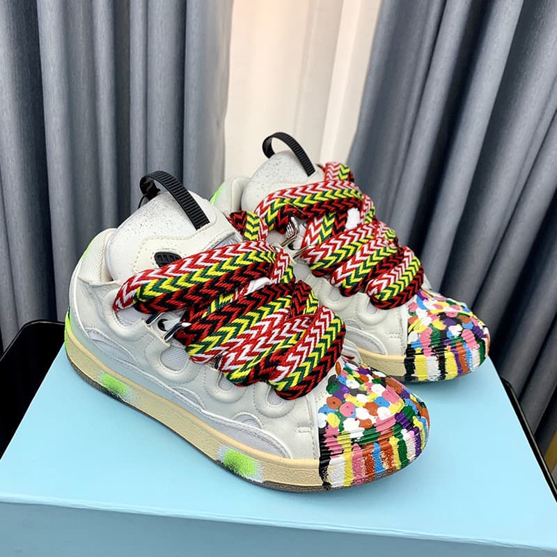 Lanvincurb Lang Fan De Training Chaussures de sport décontractées à lacets épais, confortables et polyvalentes, tendance