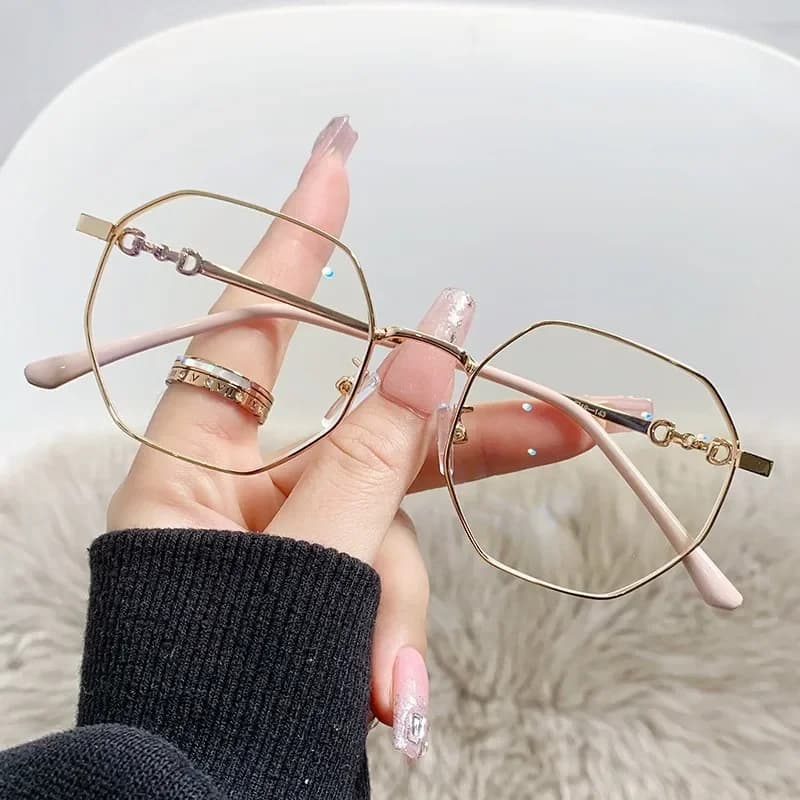 New Arrivals Anti-blue Light Myopia Trendy Women's Minus Diopter Eyewear Fashion Near Sighted Glasses Prescription Eyeglasses