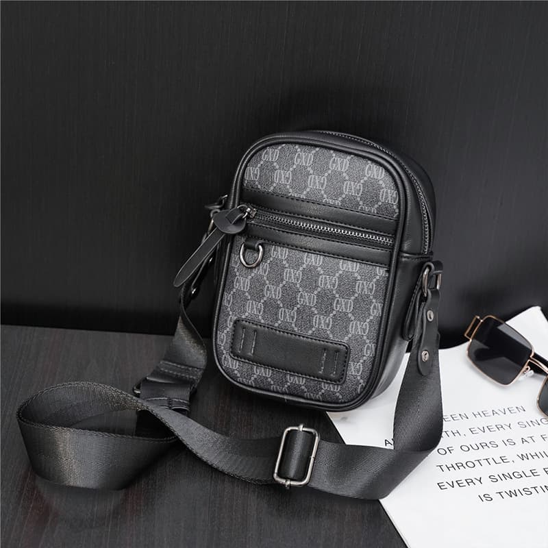 Lattice Crossbody Bags Men Shoulder Men's Messenger Multi-function Travel Small Camera Phone Bag Handbags364