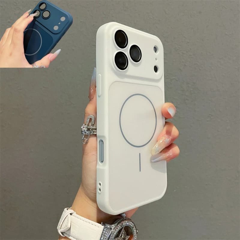 Luxury Magnetic For Iphone 16 Plus 15 14 13 12 11 Quickly Converts 17 Pro Max Shockproof Silicone TPU Soft Case