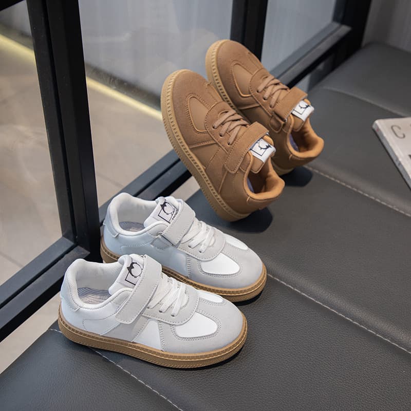 Children's Shoes Fashionable And Versatile Daily Outdoor Sports Shoes Velcro Style Convenient Running Shoes For Boys And Girls In Spring