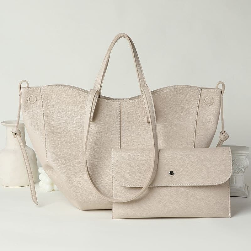 Sac cabas français haut de gamme de grande capacité, idéal pour les femmes.