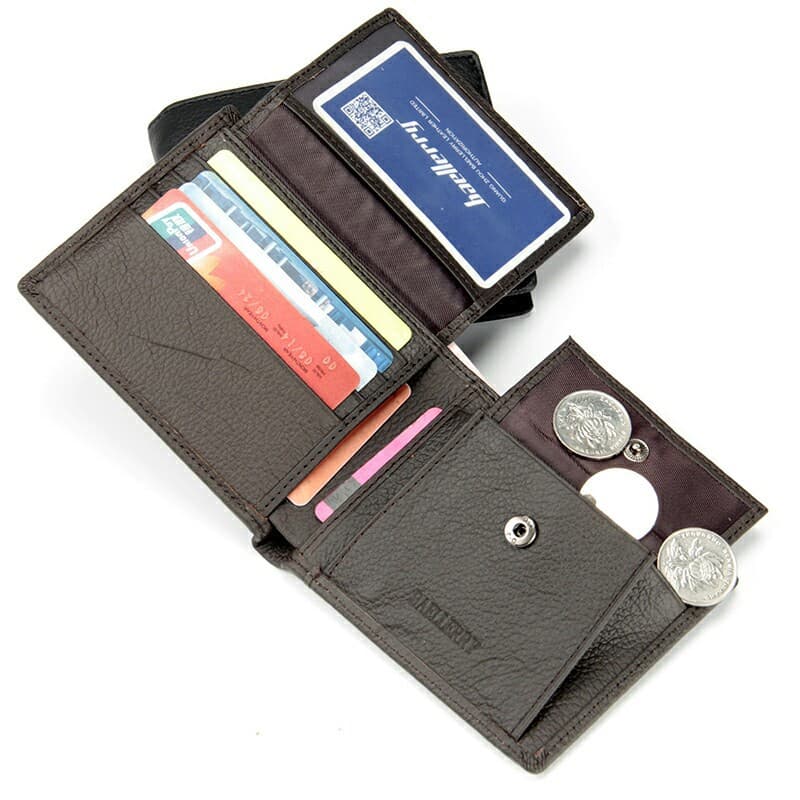 Wallet Men's/Casual Short Leather Wallet High Quality Simple Fashion Coin Purse Card Holder