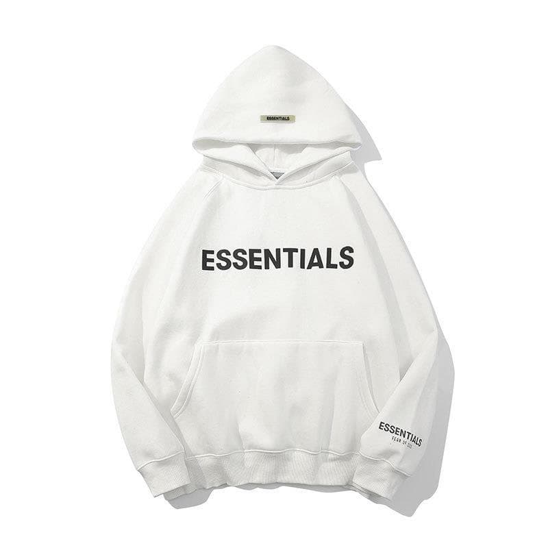 Trendy Brand Double Line Essentials Trendy New Chest Letter Pressé Adhésif Sweat à Capuche Tendance