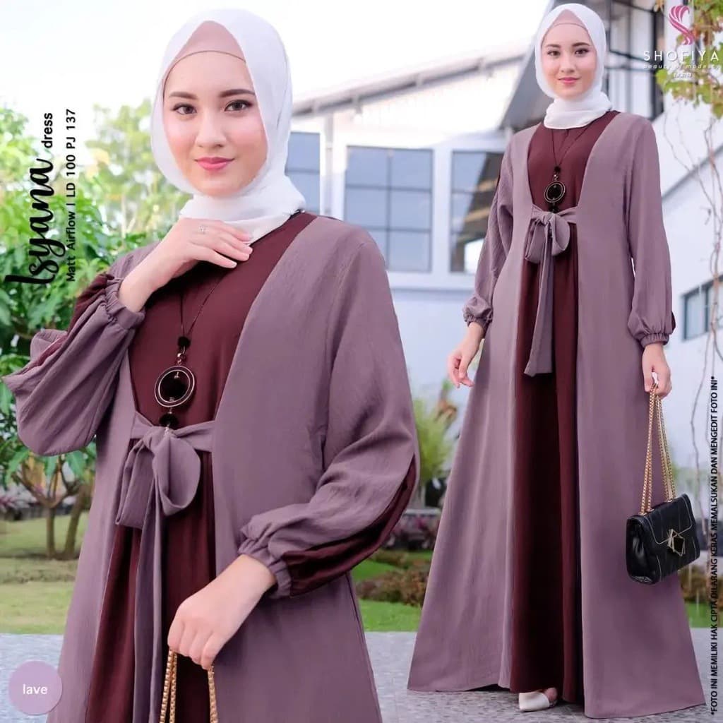 Women's Clothing Color Matching Lace Up Pullover Long Sleeved Long Skirt