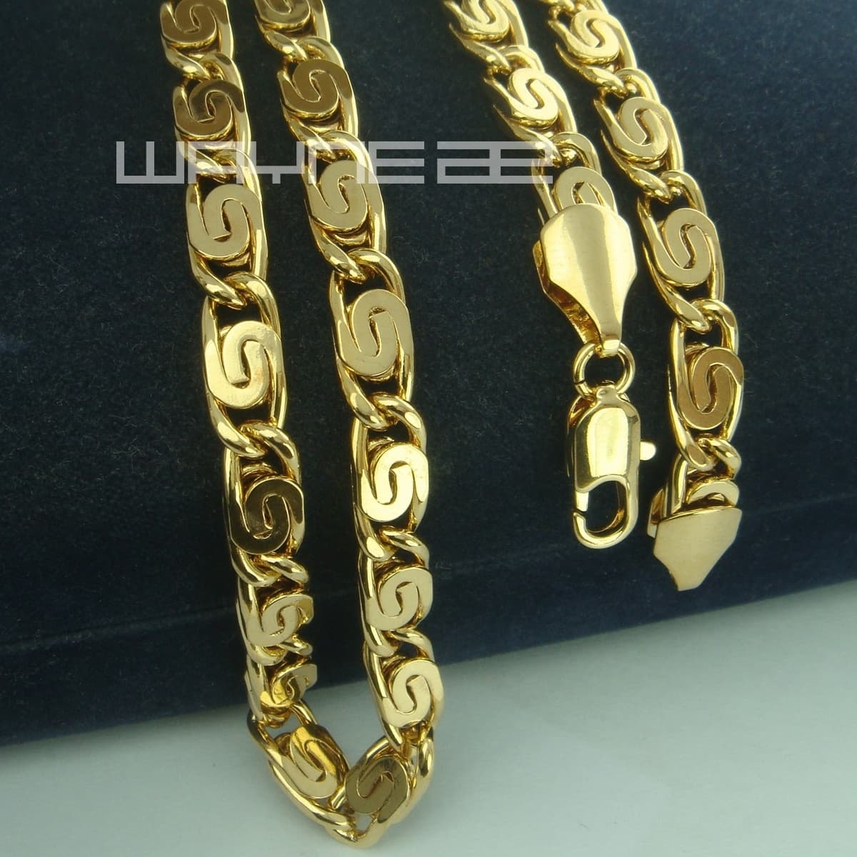 Mens Handsome Vacuum Plating Link Necklace 2 Choice Length N228