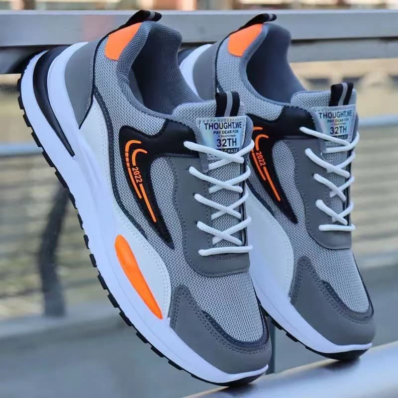 Men's Breathable Mesh Running Shoes - Lightweight Casual Sneakers With Soft Sole For Sports & Daily Wear​
