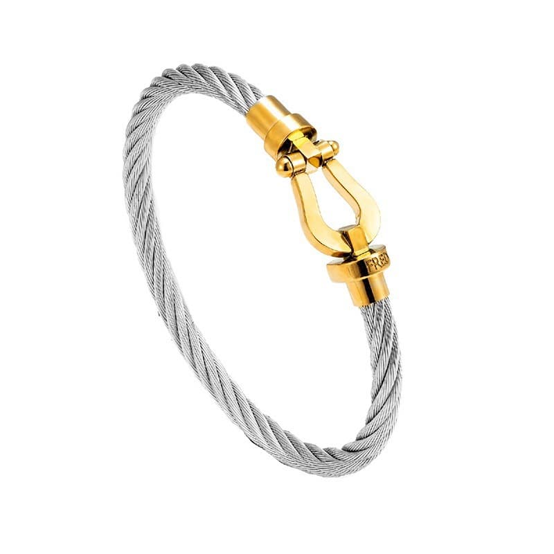 European And American Cross-border Fashion Stainless Steel Unisex, Popular In Foreign Trade, Engraved Bracelets,