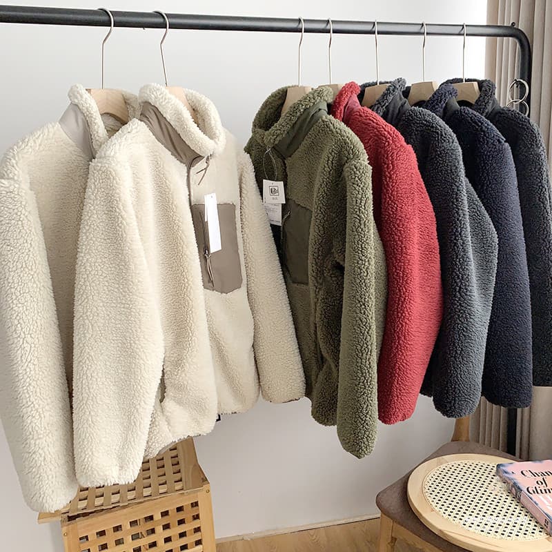 Women's windproof fleece jacket warm fleece jacket