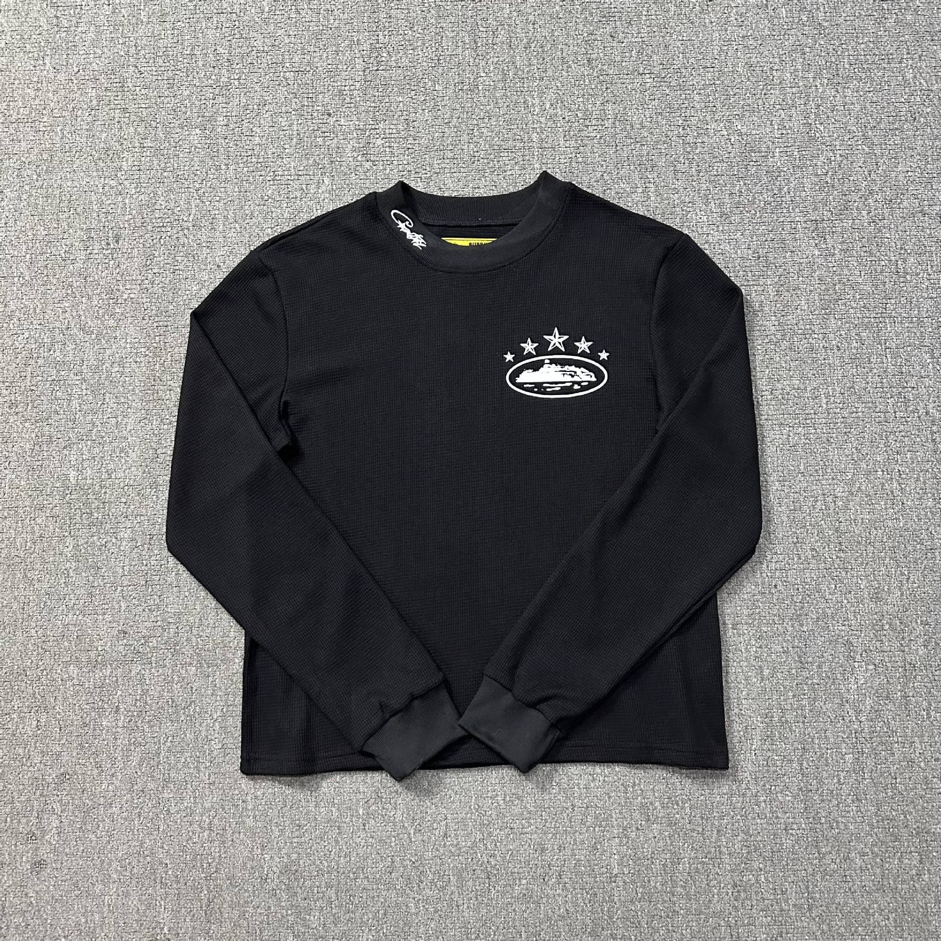 T-shirt à manches longues pour homme, style rétro, décontracté, ample, hip-hop, imprimé licorne, CORTEIZ