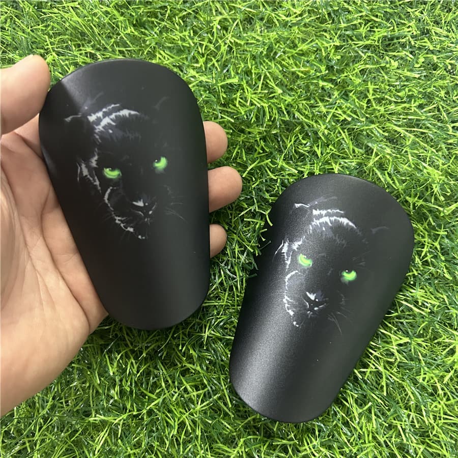 Mini Shin Guards For Kids & Youth - Lightweight PBT Plastic Soccer Shin Pads - Adjustable Straps For Secure Fit (8x5cm, 10x6cm, 12x8cm)