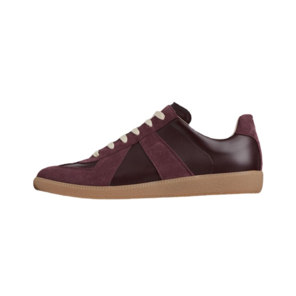 Putian Shoes 2026 Cross Border Nouveau produit MM6 Maggie Lager Chaussures blanches en cuir véritable Chaussures à bout pointu décontractées