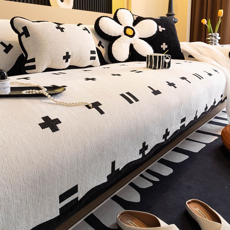 Luxury Sofa Covers For Sectional Sofa Set Couch Cover L Shaped Cover Washable Chenille Couch Protector