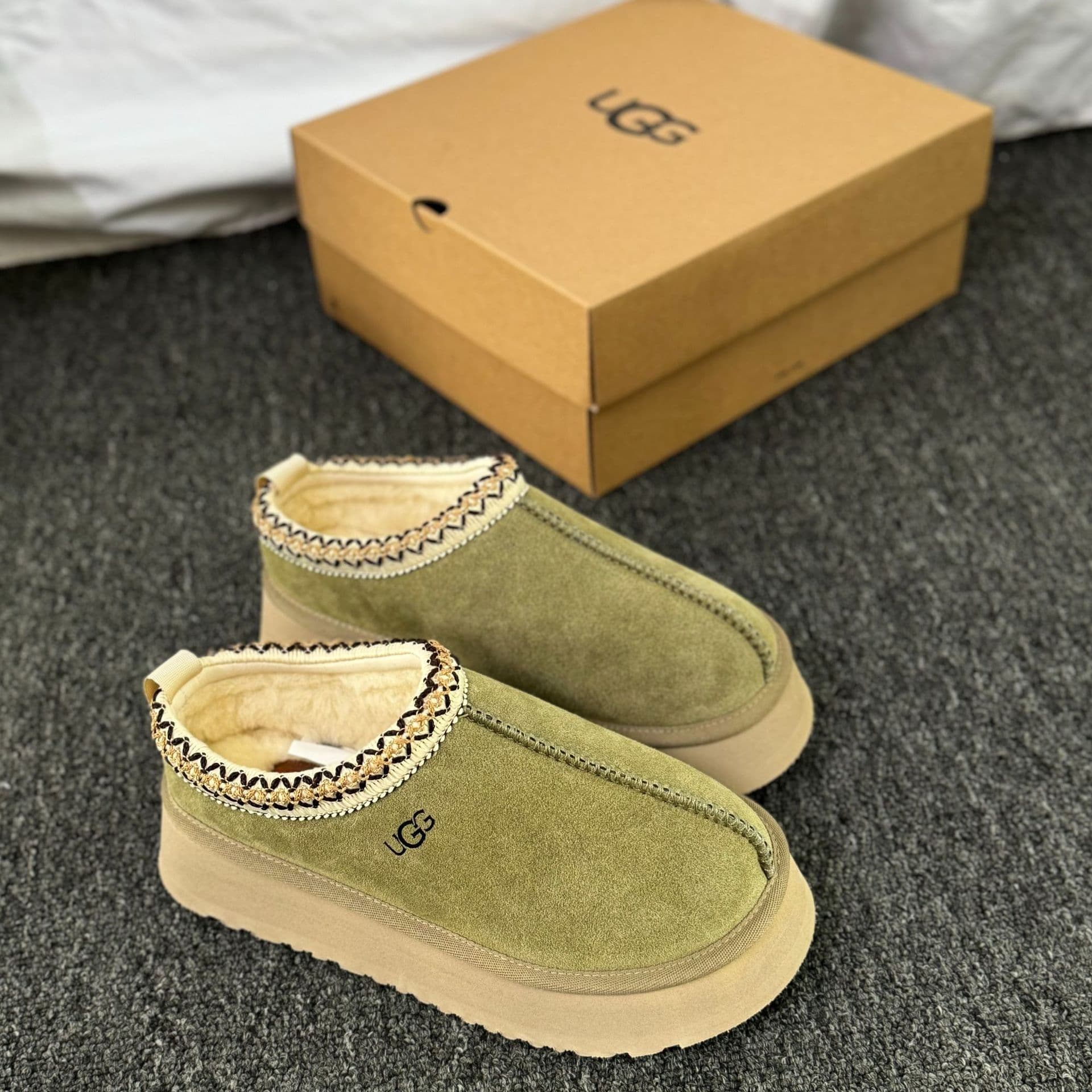 Bottes de neige Ugg Tatz Celebrity's Same en cuir véritable, nouvelles bottes de neige pour couple avec bout renforcé, chaussures en coton polyvale