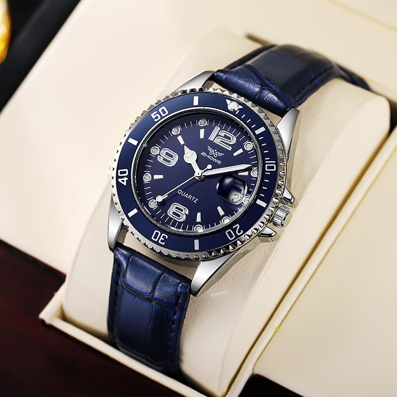 Elegant Minimalist Quartz Men's Watch With Luminous Markers - Classic Business & Casual Style, Stainless Steel Strap, Water-Resistant