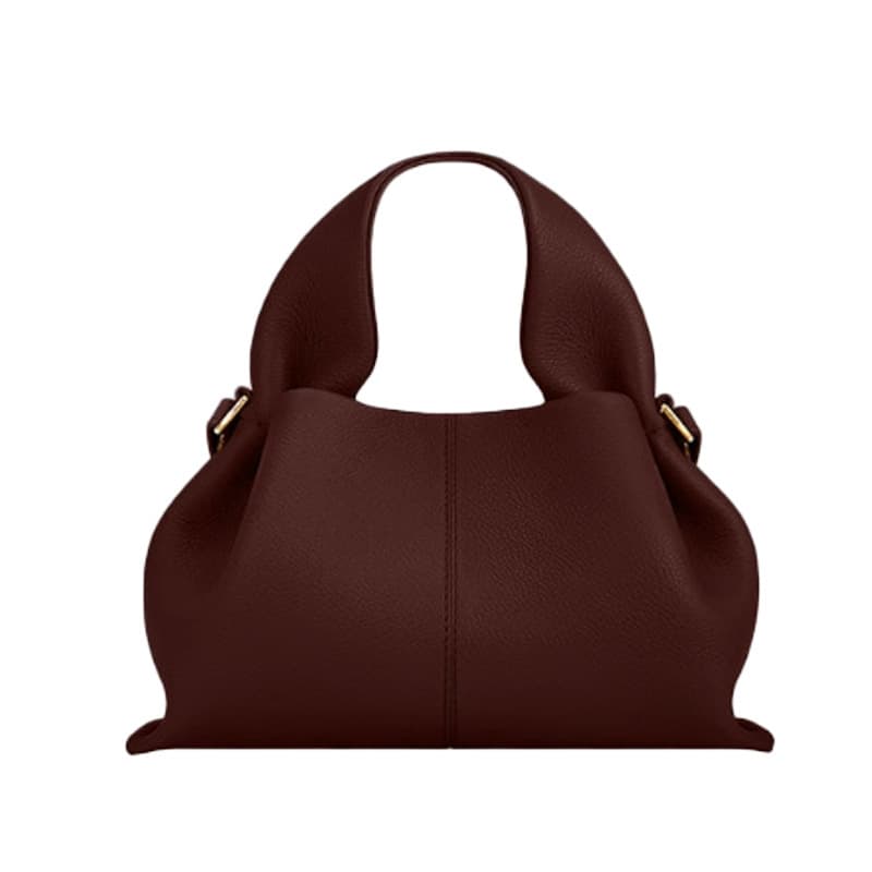 Sac Polène Cloud, un sac à main de niche en forme de ravioli, nouveau sac à main/bandoulière haut de gamme français pour femmes, collection 2025