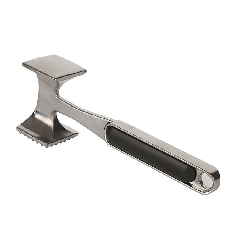 OXO Steel Meat Tenderizer - Dishwasher Safe | Heavy Duty | Silver Kitchen Essential