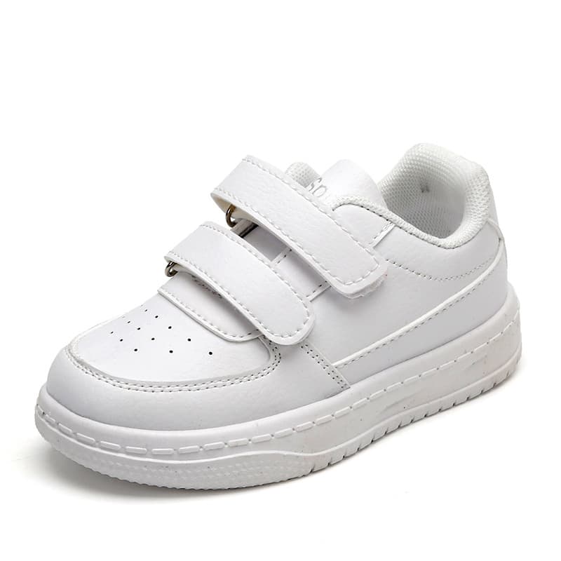 New Boys Sports Shoes White Girls Casual Board Shoes Soft Soled Baby Shoes