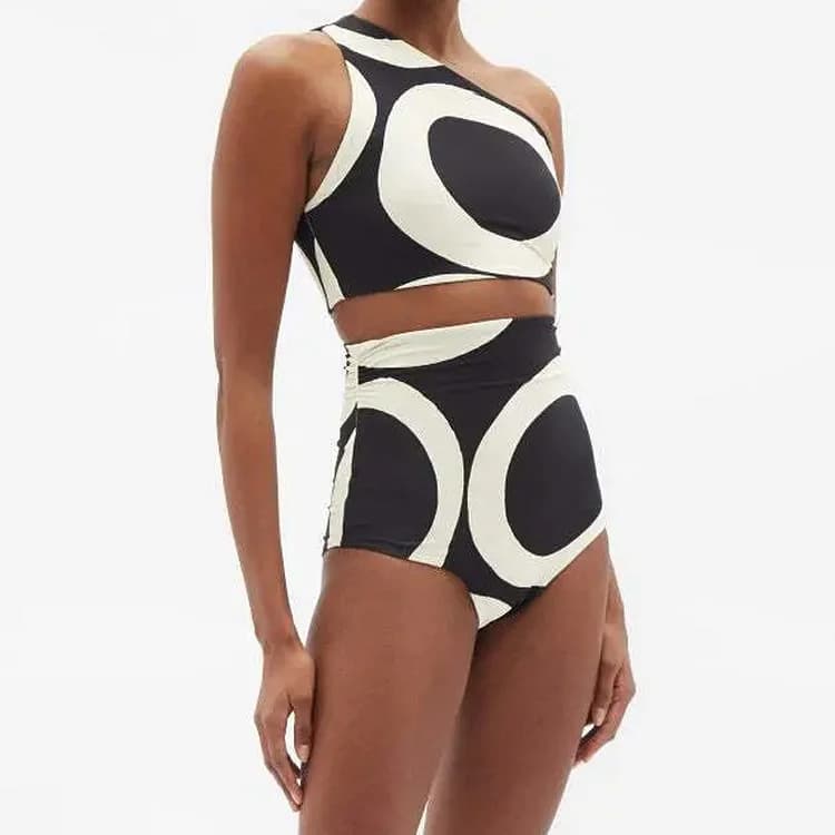 Women's Clothing One Shoulder High Waist Bikini New Color