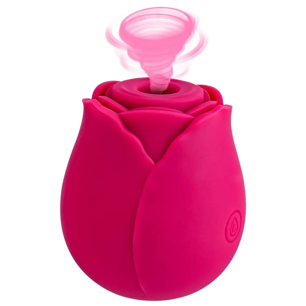 Rose Shape Sucking Vibrator Intimate Nipple Sucker Oral Powerful Licking Clitoris Stimulation Massager