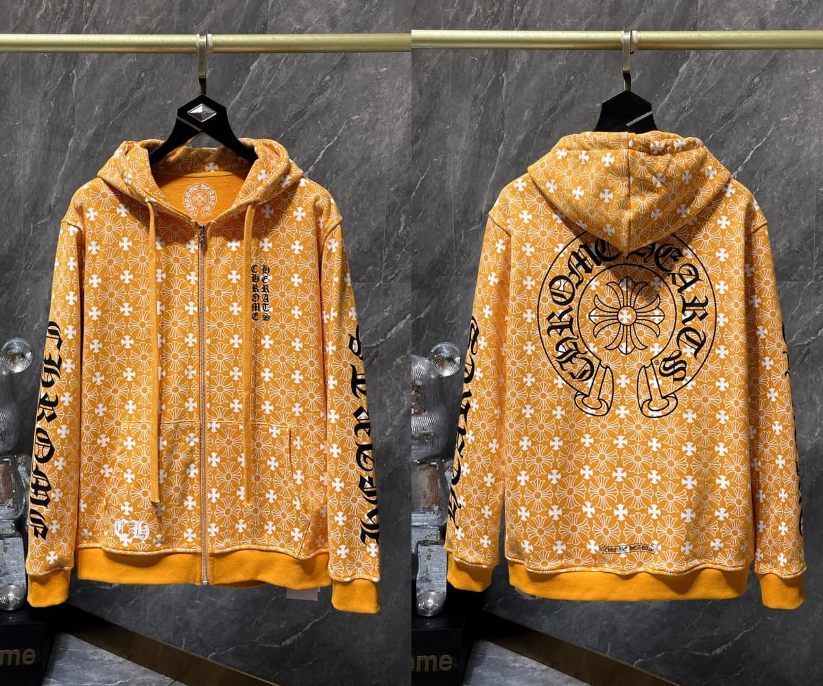 Sweat à capuche Chrome Hearts Cross, version correcte 25ss, polyvalent et tendance, vente en gros