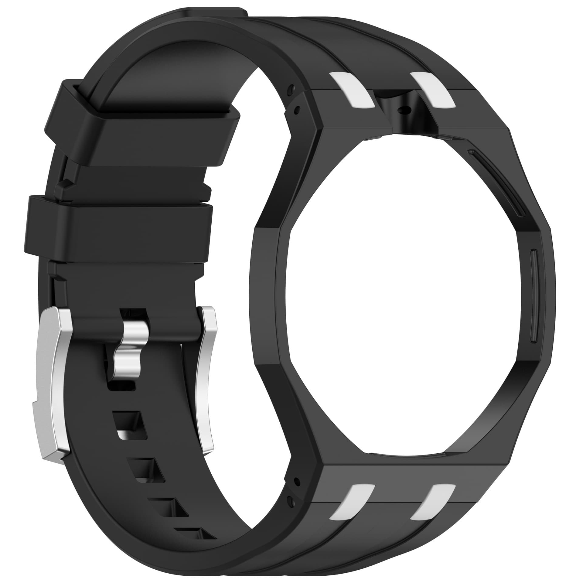 Bracelet de montre en silicone compatible avec les montres de poche Swatch AP RPop Joint.