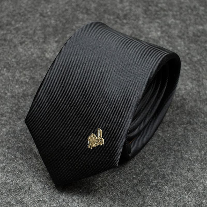 VOOTHOST New Design Men Tie Black Blue Paisley Flower Animal Neckties Men Business Dropshipping Groom Collar Accessories Gift F0109
