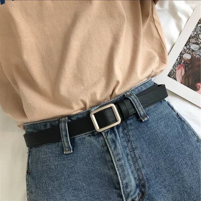 Design Punch-free Belt Jeans Women's Belt Fine Decoration