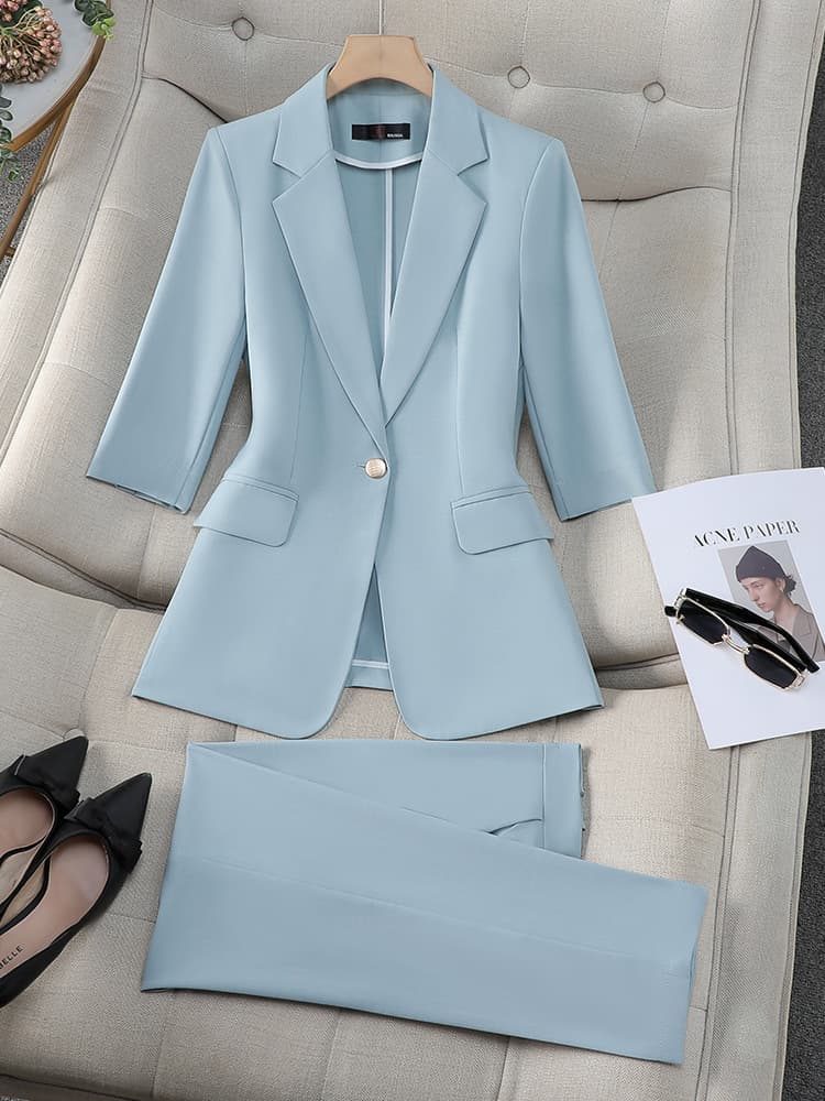 Women's Clothing 2024 spring and summer new hot style fashion temperament elegant high-end suit jacket women slim petite suit women