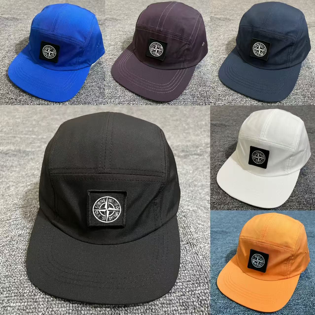 Summer New Trendy Brand Workwear Flat-brim 5-panel Cap For Men And Women, Outdoor Sun Protection Quick-dry Baseball Cap,