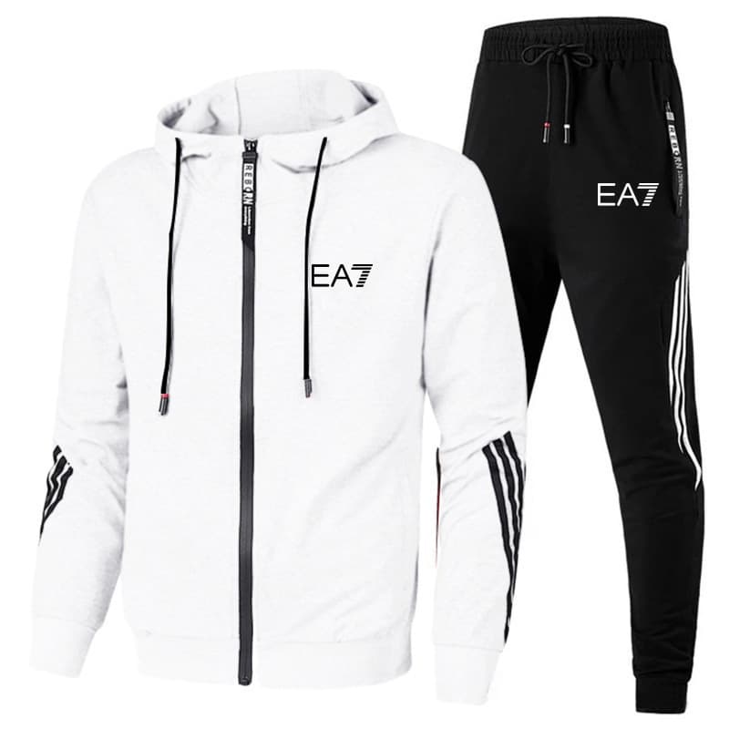 Pull confortable à la mode avec fermeture éclair, Streetwear d'automne, survêtement