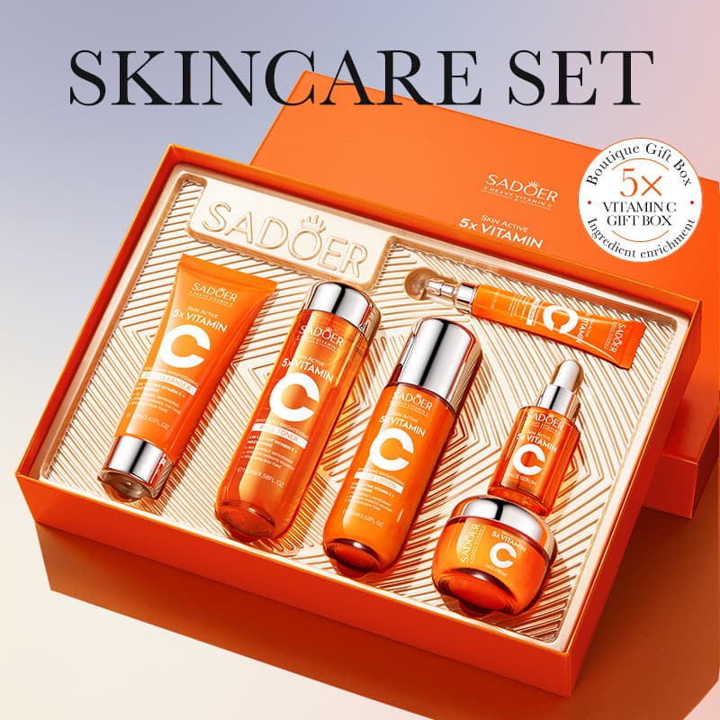Full English Set SADOER Fivefold Vitamin C Whitening And Brightening Skincare