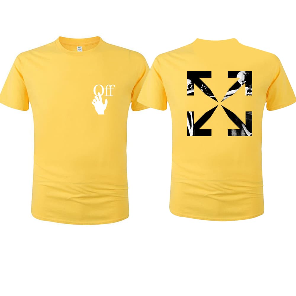 23-24 Nouveau T-shirt à manches courtes à col rond pour hommes T-shirt décontracté imprimé
