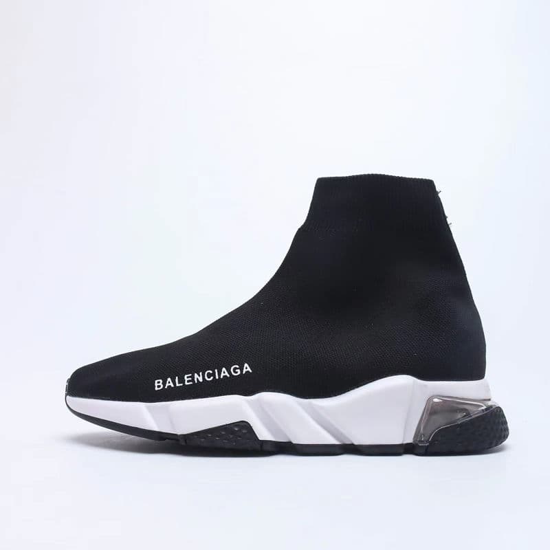 Chaussette Chaussures Hommes Femmes Graffiti Blanc Noir Rouge Beige Rose Semelle Transparente À Lacets Jaune Fluo Chaussettes Speed Runner Baskets P