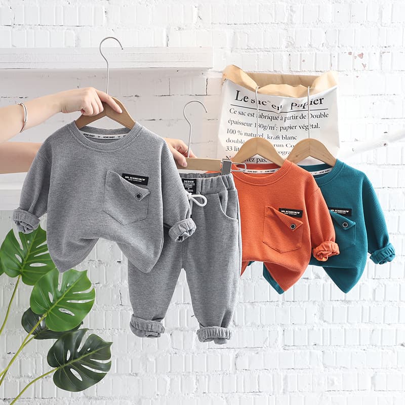 Boys Suit Autumn Clothes 2022 New Style Small Children's Clothes Spring And Autumn Style 1 Year Old 3 Boy Handsome Boy Baby Clothes