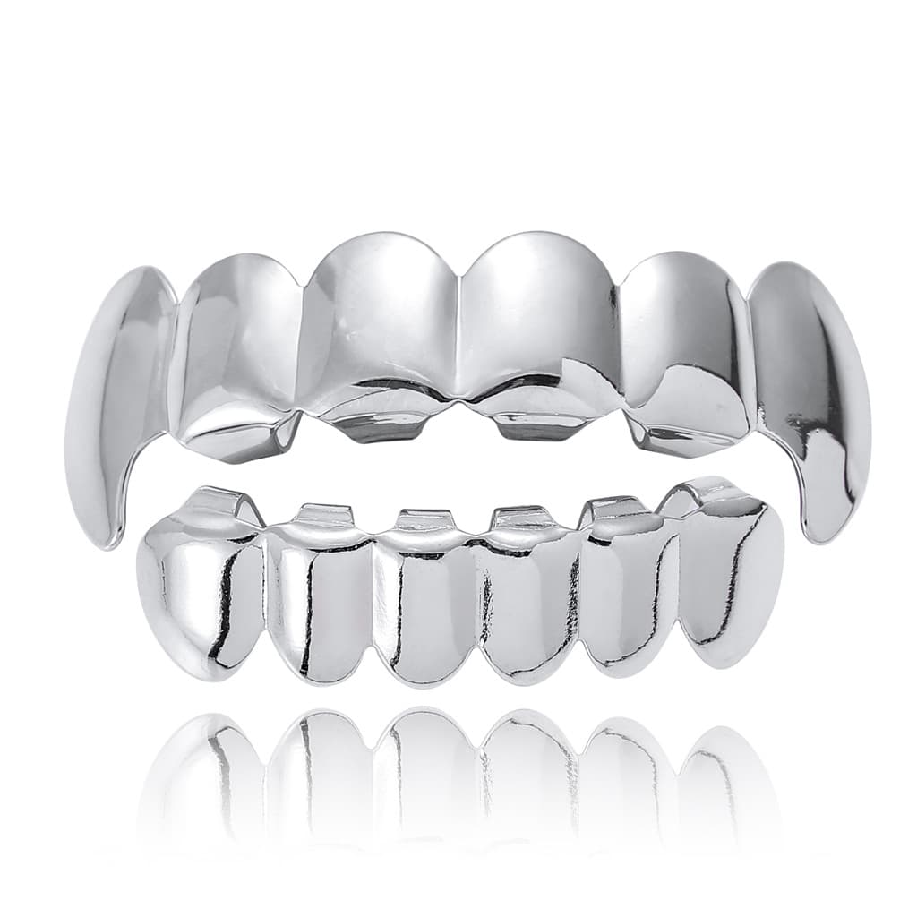 Halloween Hip Hop Fangs Teethgrillz European And American Trendy Fangs Wolf Teeth Gold Fangs