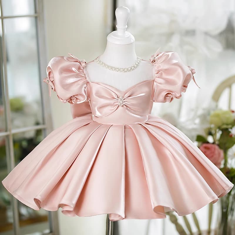 Kid's Clothing Children's dress princess dress piano performance costume host dress girl's first birthday party flower girl dress