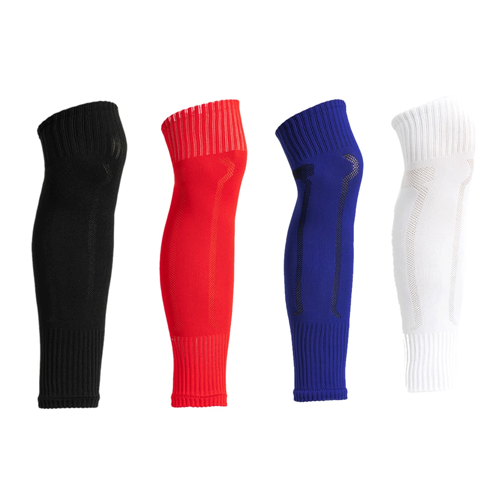 Football Leg Socks, Sweat Wicking Breathable Sports Pads, Joint Knee Protector, Calf Socks Cover