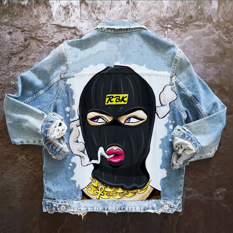 Women's Street Denim Jacket Women Short Slim Fashion Lapel Women's Jacket