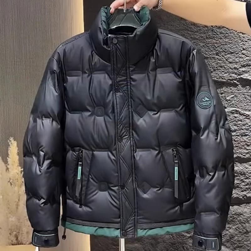 Men's Clothing Silk cotton Jacket Men's Winter Trend Brand New Casual Warm Hooded Silk cotton Jacket