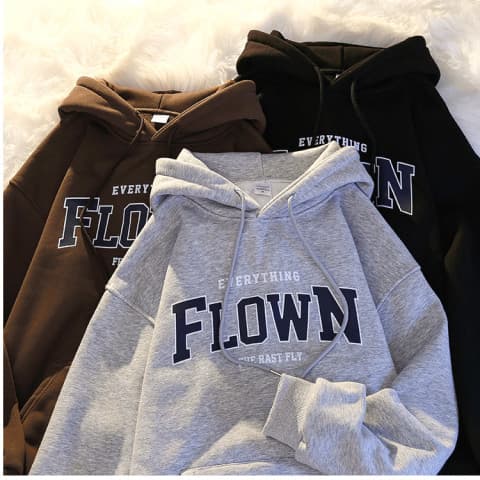 Women Plus Fleece Hoodie Coat Lazy Design Sense Strange Thick Hoodie